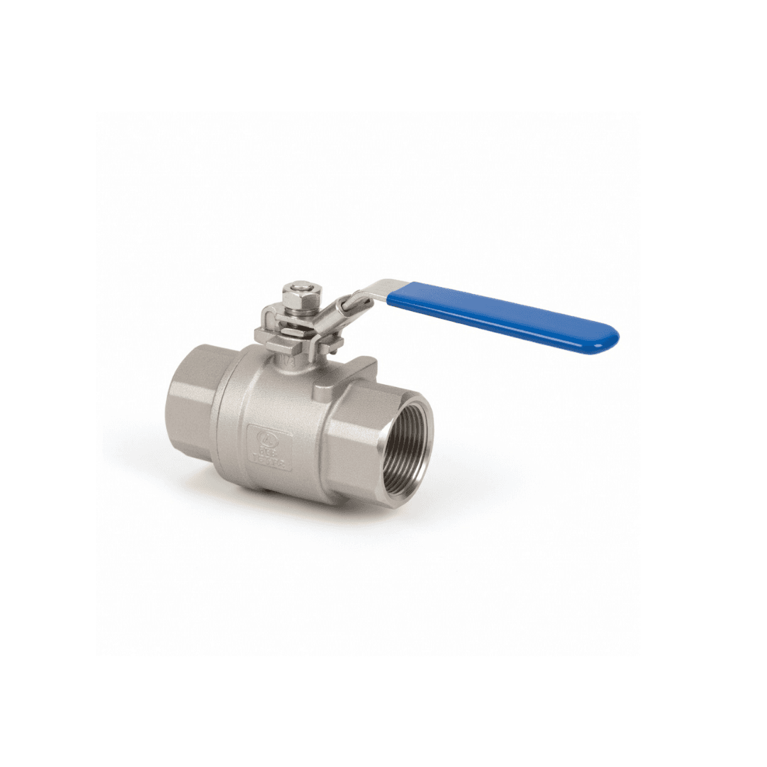 Two Partial Ball Valves